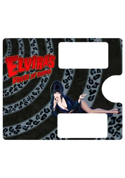 Elvira Pinball Machine Coin Door Mod - Blood Red Kiss