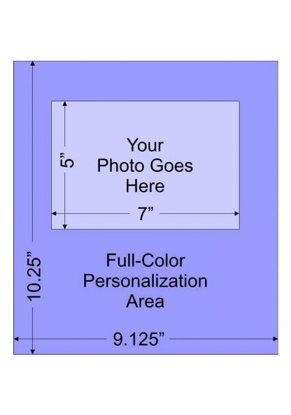 Photo Frame with Large Personalization Area - 9.125" x 10.25" - Image 4