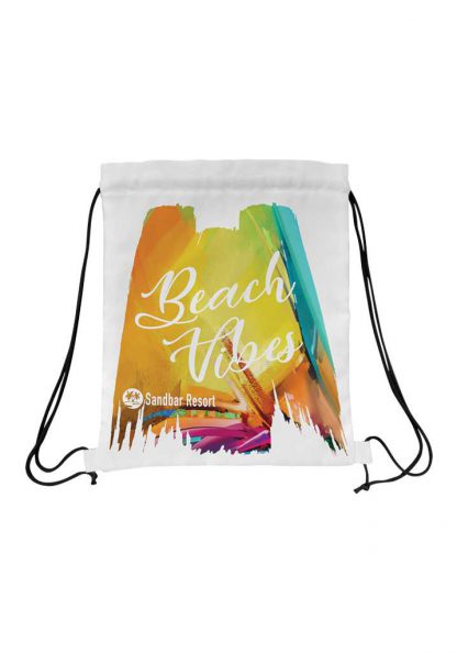 Fully Customizable Canvas Back Sack - 11.5" x 15"